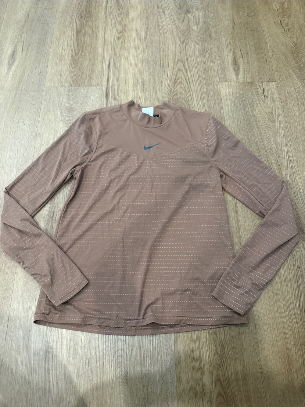Nike Long Sleeve Performance Top - Mauve Brown